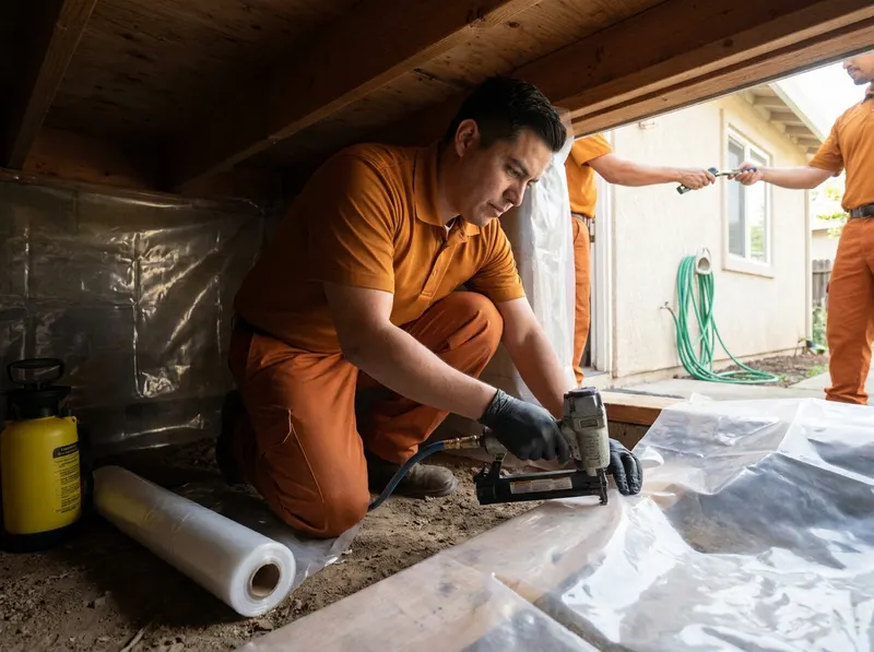 Crawl Space Vapor Barrier and Pest Proofing in Sacramento, CA