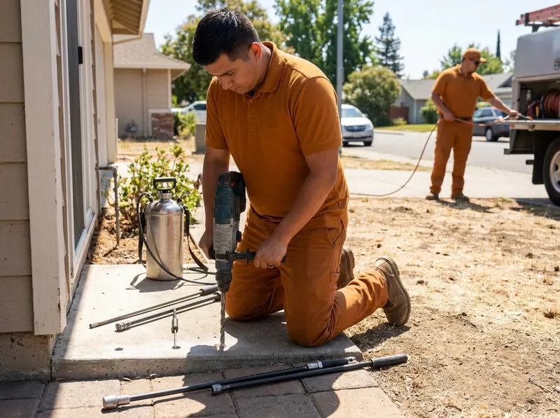 Subterranean Termite Barrier Treatment in Sacramento, CA